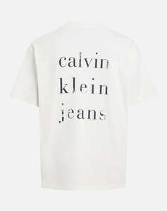 CALVIN KLEIN JEANS SCRIPT INST BACK GRAPHIC RLX TEE