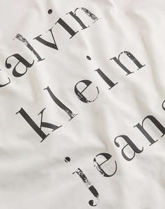CALVIN KLEIN JEANS SCRIPT INST BACK GRAPHIC RLX TEE
