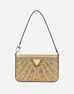 GUESS BEAUVOIR MINI TOP ZIP SHDR BAG ДАМСКА ЧАНТА (размери: 22 x 14x4 см)