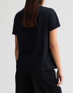 LIUJO WHITE_WA5J01__ECS T-SHIRT MODA M/C ДАМСКА БЛУЗА