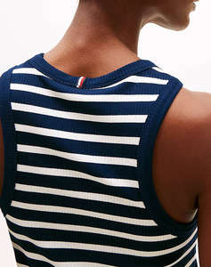 TOMMY HILFIGER SLIM 5X2 RIB TANK TOP NS