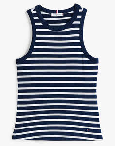TOMMY HILFIGER SLIM 5X2 RIB TANK TOP NS