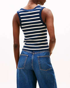 TOMMY HILFIGER SLIM HENLEY GB SCOOP-NK TANK TOP