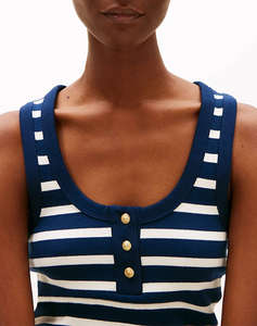 TOMMY HILFIGER SLIM HENLEY GB SCOOP-NK TANK TOP