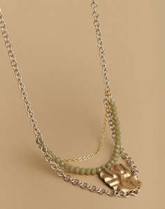 ATTRATTIVO METAL NECKLACE, SYNTHETIC