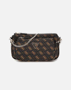 GUESS NOELLE DBL POUCH CROSSBODY ДАМСКА ЧАНТА(Размери: 24 x 14 x 5см.)
