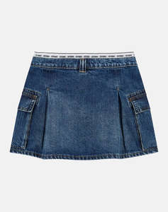 GUESS RIGID DENIM SKIRT ДЕТСКА ПОЛА GIRL