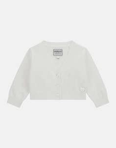 GUESS LS SWEATER CARDIGAN_CEREMONY Бебешка жилетка GIRL