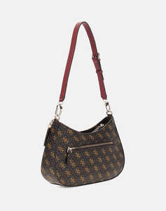 GUESS NOELLE TOP ZIP SHOULDER BAG ДАМСКА ЧАНТА(Размери: 29 x 18 x 6см.)