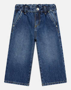 GUESS DENIM LUREX CULOTTE PANTS ДЕТСКИ ПАНТАЛОН GIRL