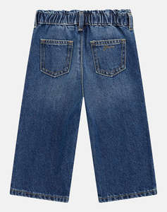 GUESS DENIM LUREX CULOTTE PANTS ДЕТСКИ ПАНТАЛОН GIRL