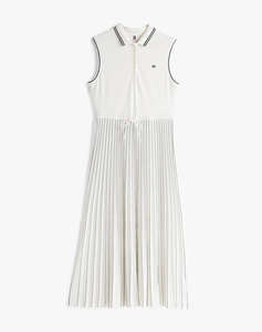 TOMMY HILFIGER SPORTY PLEATED POLO DRESS NS