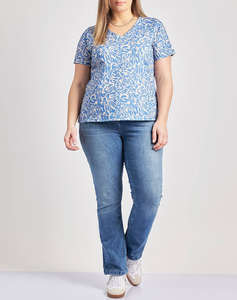 PARABITA ДАМСКА ТЕНИСКА all over floral print