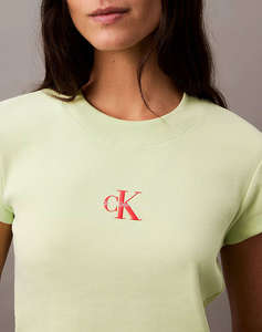 CALVIN KLEIN JEANS MONOGRAM BABY TEE