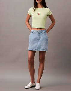 CALVIN KLEIN JEANS MONOGRAM BABY TEE