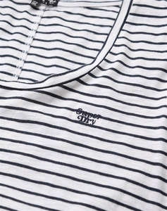 SUPERDRY D1 STUD SCOOP NECK TEE ДАМСКА ТЕНИСКА