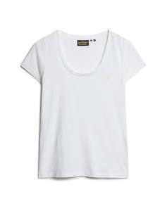 SUPERDRY D1 STUD SCOOP NECK TEE ДАМСКА ТЕНИСКА