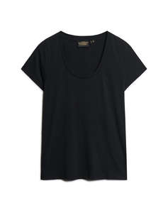 SUPERDRY D1 STUD SCOOP NECK TEE ДАМСКА ТЕНИСКА