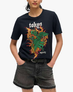 SUPERDRY D1 OVIN VL TOKYO RELAXED TEE ДАМСКА ТЕНИСКА