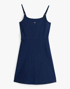 TOMMY JEANS TJW ESSENTIAL STRAP FLARE DRESS