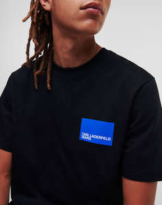 KARL LAGERFELD KLJ REG SS BOX LOGO TEE