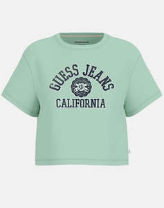 GUESS JEANS GJ SS CN BOXY PRINTED TEE ДАМСКА БЛУЗА