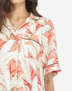 LA MARTINA РИЗА ΚΜ WOMAN SHIRT S/S PRINTED VISCOS