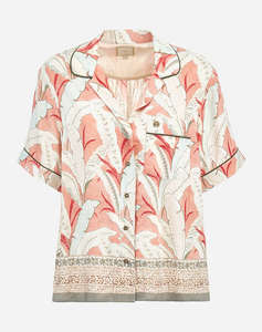 LA MARTINA РИЗА ΚΜ WOMAN SHIRT S/S PRINTED VISCOS