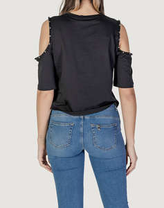 LIUJO WHITE_WA5J19__ECS T-SHIRT MODA M/L WOMENS BLOUSE