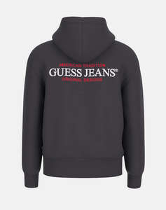 GUESS JEANS GJ ZIP HOOD REG AM TRAD SWEAT MENS SWEATSHIRT