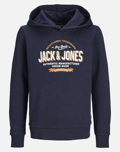 JACK&JONES JJELOGO SWEAT HOOD 2 COL 24/25 NOOS JNR