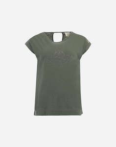 LA MARTINA BLOUSE T-SHIRT ΚΜ WOMAN T-SHIRT S/S 40/1 COTTON