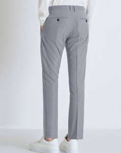 ANTONY MORATO MMTS00018FA650356 MIN OF 4 TROUSERS BONNIE SLIM FIT IN STRETCH VISCOSE BLEND FABRIC MICRO PATTERN МЪЖКИ ПАНТАЛОН
