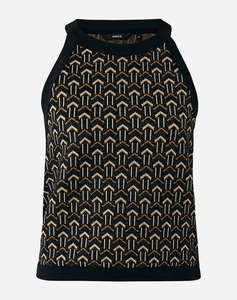MEXX Jacquard geo tanktop