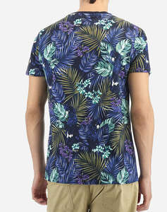 LA MARTINA BLOUSE T-SHIRT ΚΜ MAN T-SHIRT PRINTED STRETCH PI