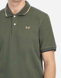 LA MARTINA BLOUSE POLO ΚΜ MAN POLO S/S PIQUET STRETCH