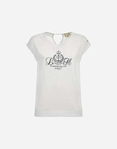 LA MARTINA BLOUSE T-SHIRT ΚΜ WOMAN T-SHIRT S/S 40/1 COTTON