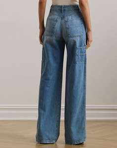 LAUREN RALPH LAUREN 3X1 RIGID DENIM-JEAN