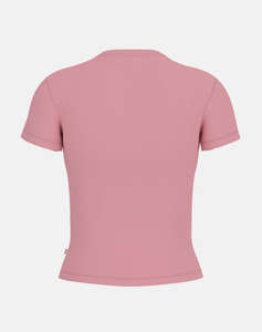 GUESS JEANS GJ SL CN EMBRO SLIM RIB TEE ДАМСКА БЛУЗА