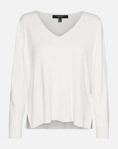 VERO MODA VMSILJE LS V-NECK PULLOVER GA NOOS