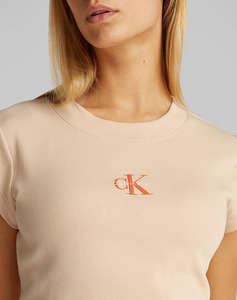 CALVIN KLEIN JEANS MONOGRAM BABY TEE