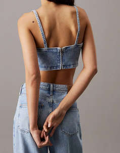 CALVIN KLEIN DENIM BRALETTE