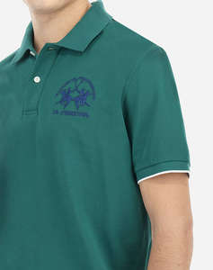 LA MARTINA ТЕНИСКА POLO KM MAN S/S POLO PIQUET STRETCH