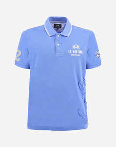 LA MARTINA ТЕНИСКА POLO KM MAN POLO SEMI 30/1 COTTON PIQU