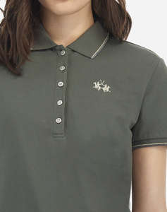 LA MARTINA ТЕНИСКА POLO KM WOMAN POLO S/S PIQUET STRETCH