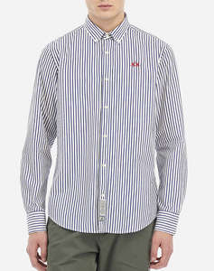 LA MARTINA РИЗА ΜΜ MAN SHIRT STRIPED POPELINE