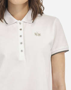 LA MARTINA ТЕНИСКА POLO KM WOMAN POLO S/S PIQUET STRETCH