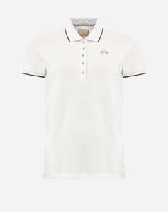 LA MARTINA ТЕНИСКА POLO KM WOMAN POLO S/S PIQUET STRETCH