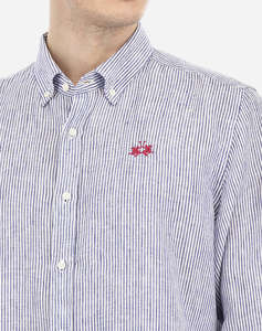 LA MARTINA РИЗА ΜΜ MAN SHIRT LINEN