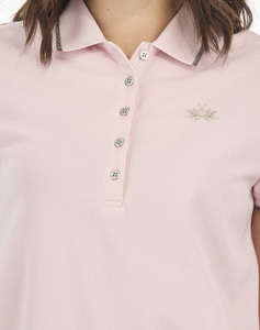 LA MARTINA ТЕНИСКА POLO KM WOMAN POLO S/S PIQUET STRETCH